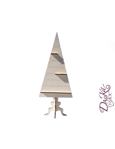 Árbol Navidad Con Tablas En Madera De Chopo
