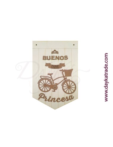 Banderín buenos días princesa