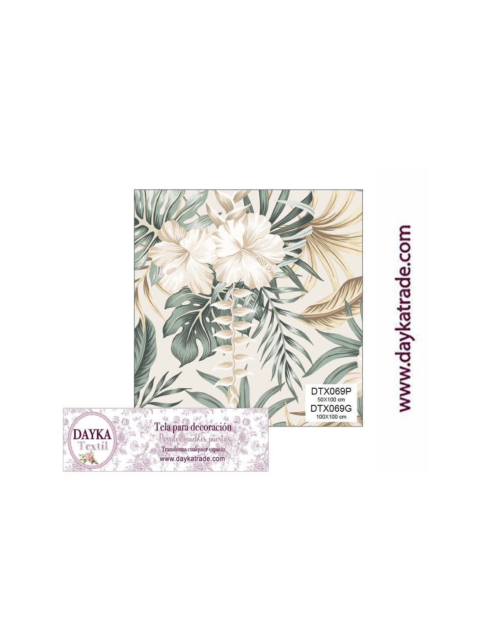 Tela Para Decoración Dayka Textil