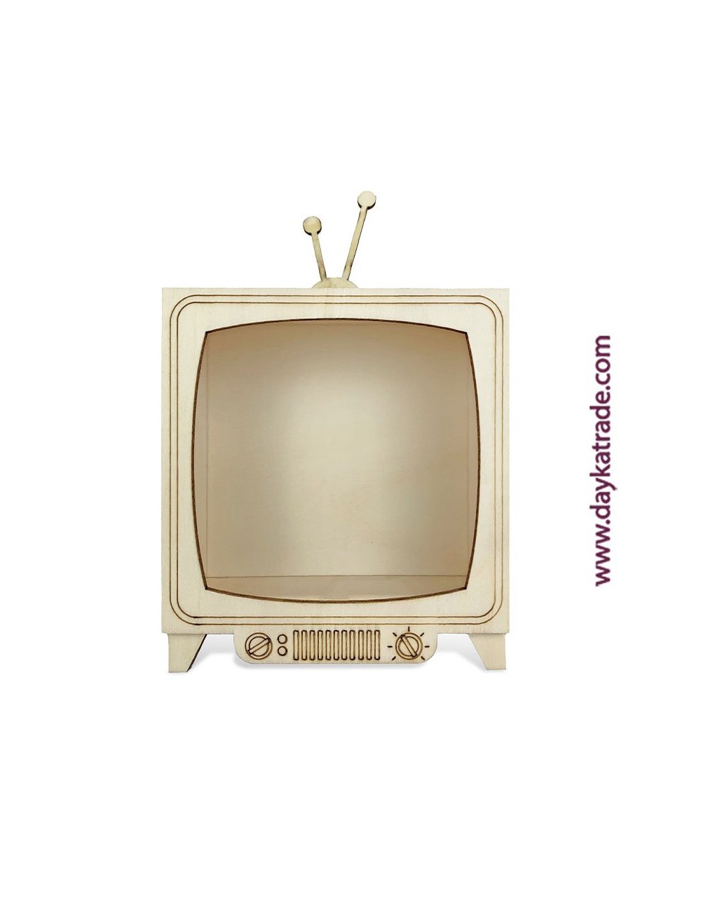 Televisión Antigua De Madera