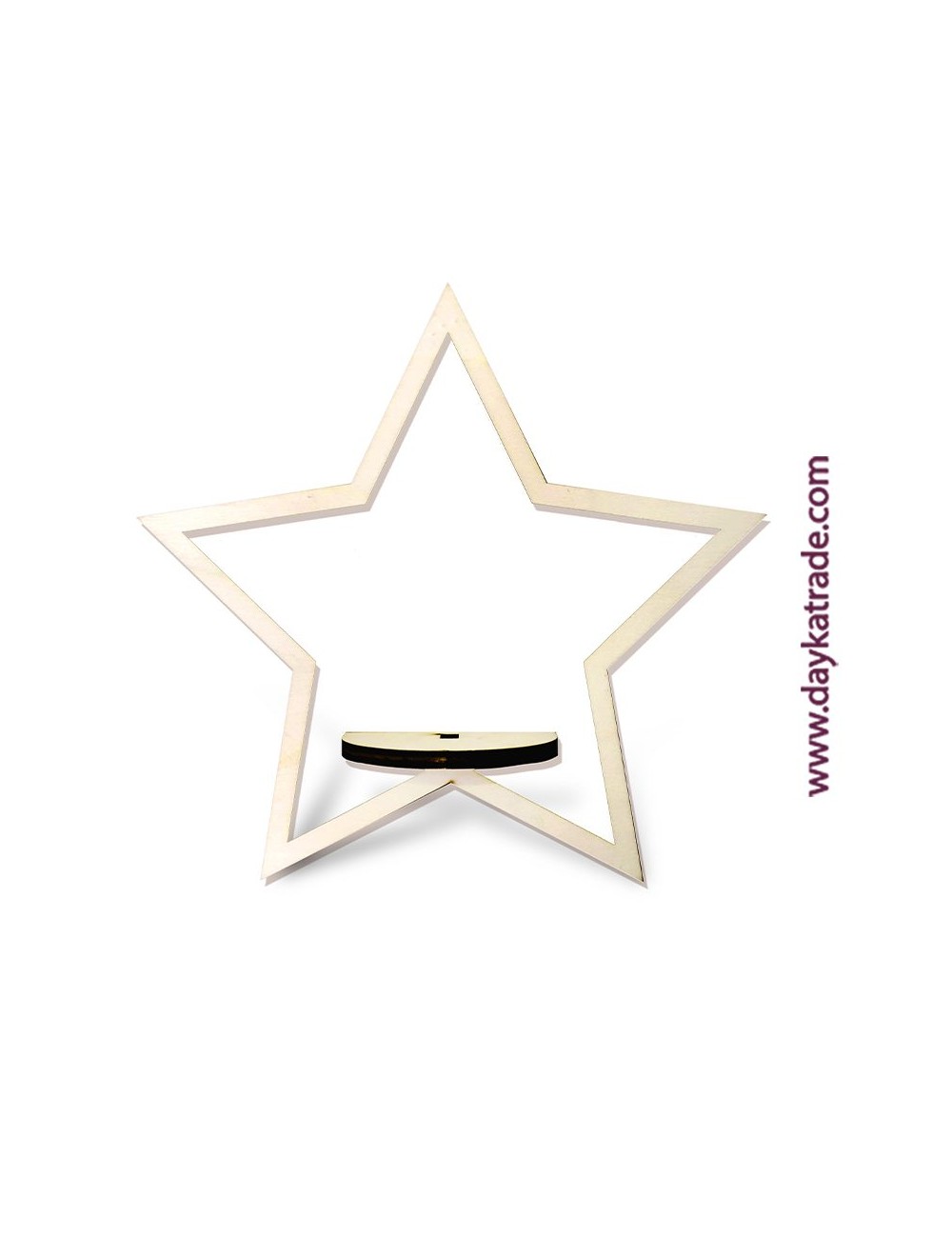 Estrella Para Pared Con Soporte Para Figuras