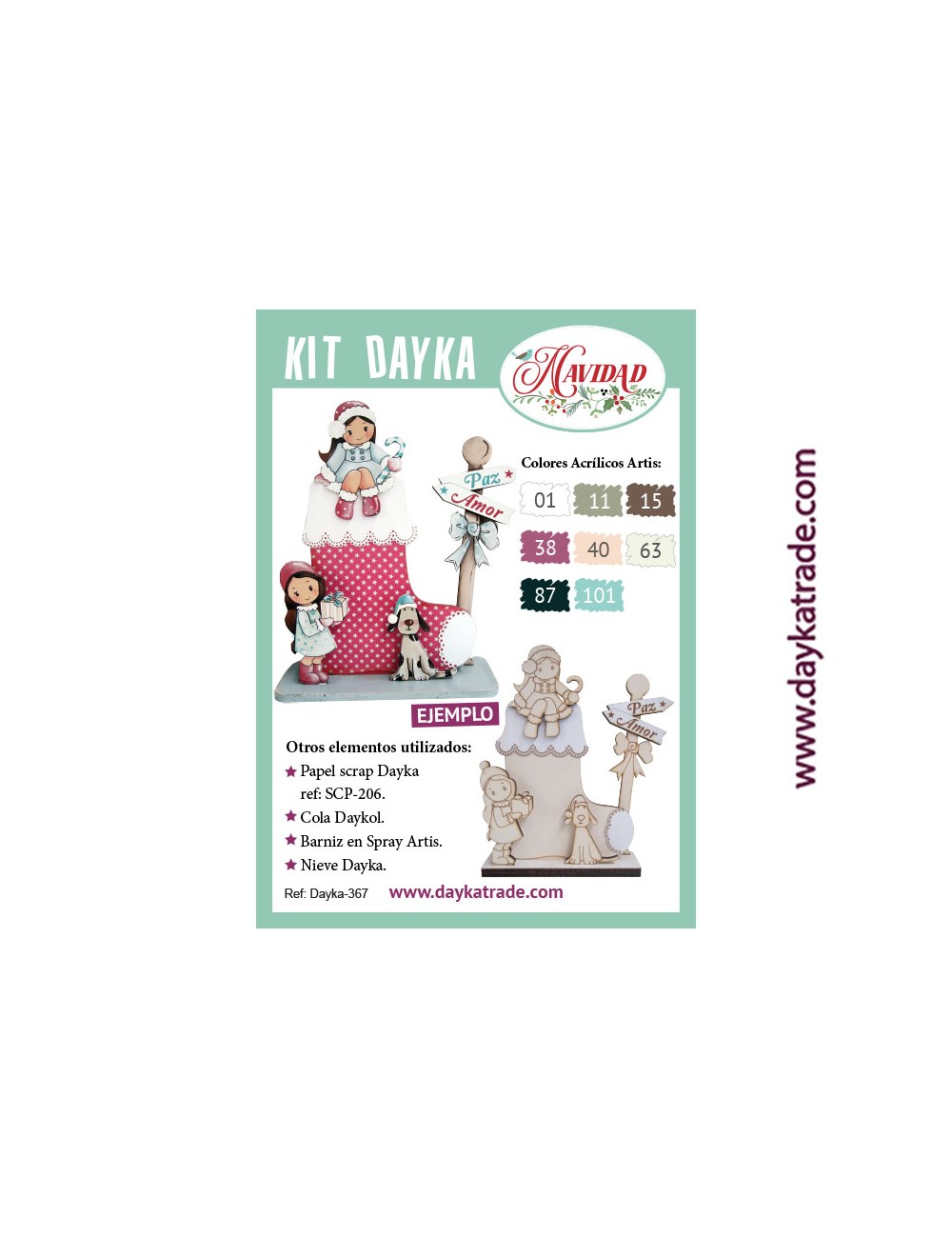 Kit Botita Paz Y Amor