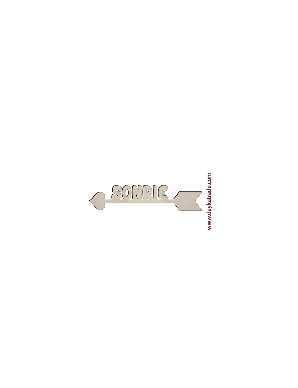 Flecha "Sonríe"