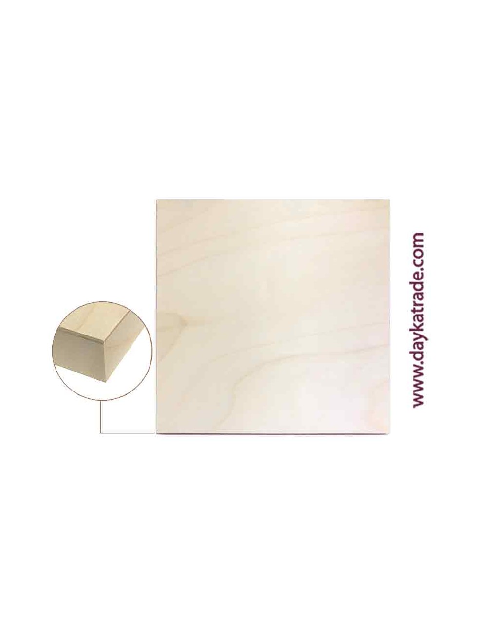 Lienzo De Madera Cuadrado Lili