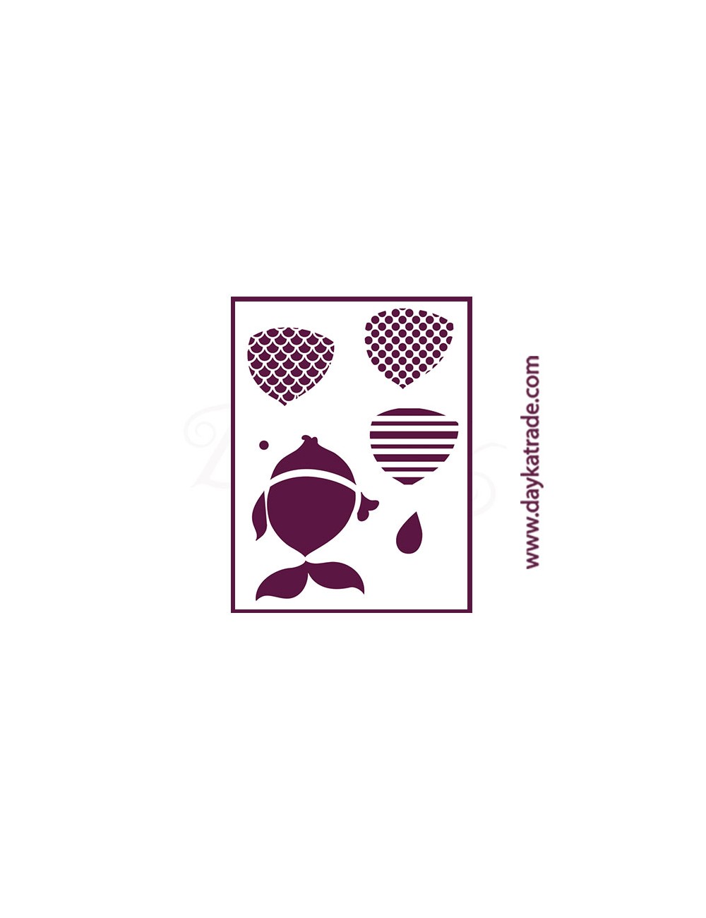 Stencil A3 dayka "pez"