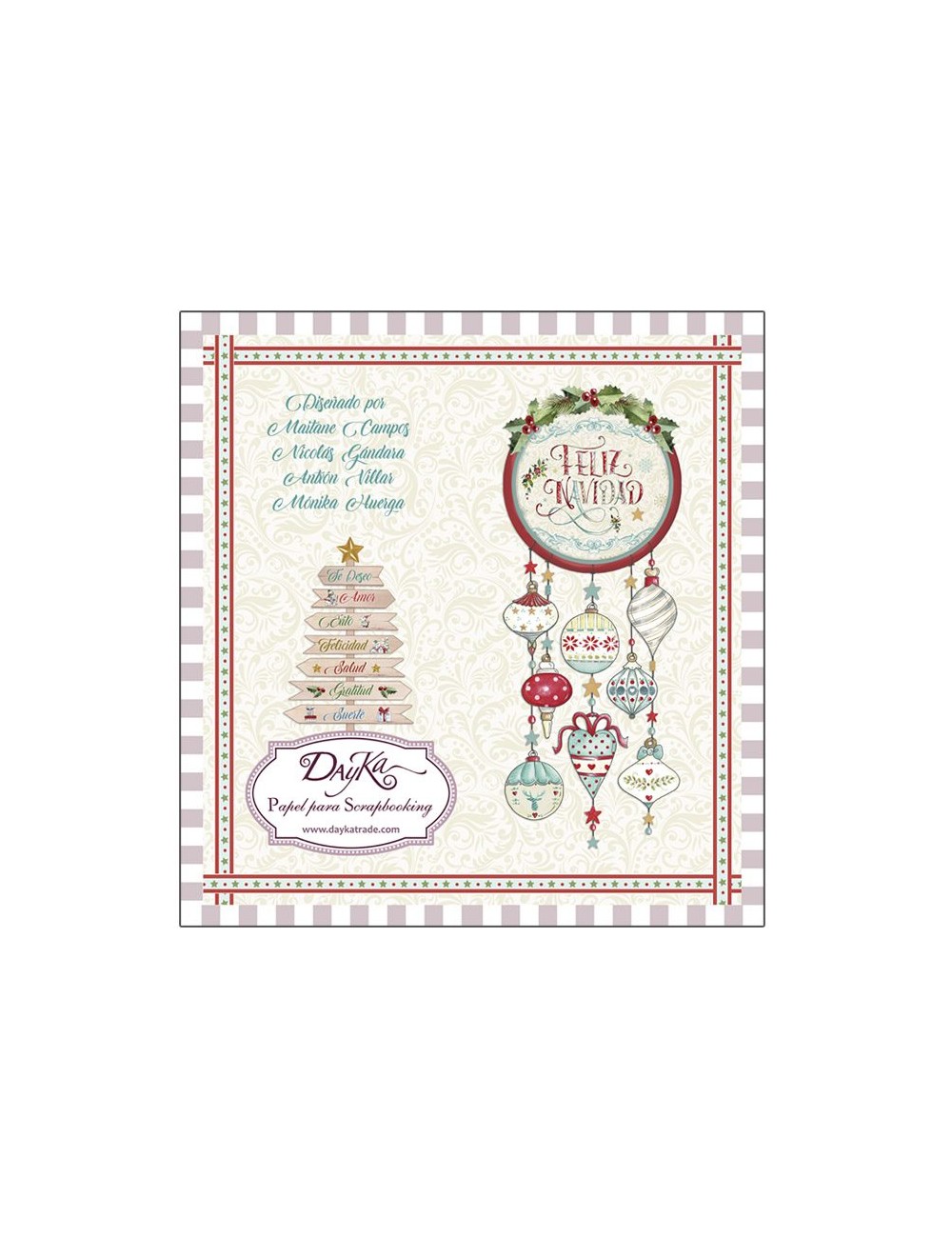 Block "feliz Navidad" dayka