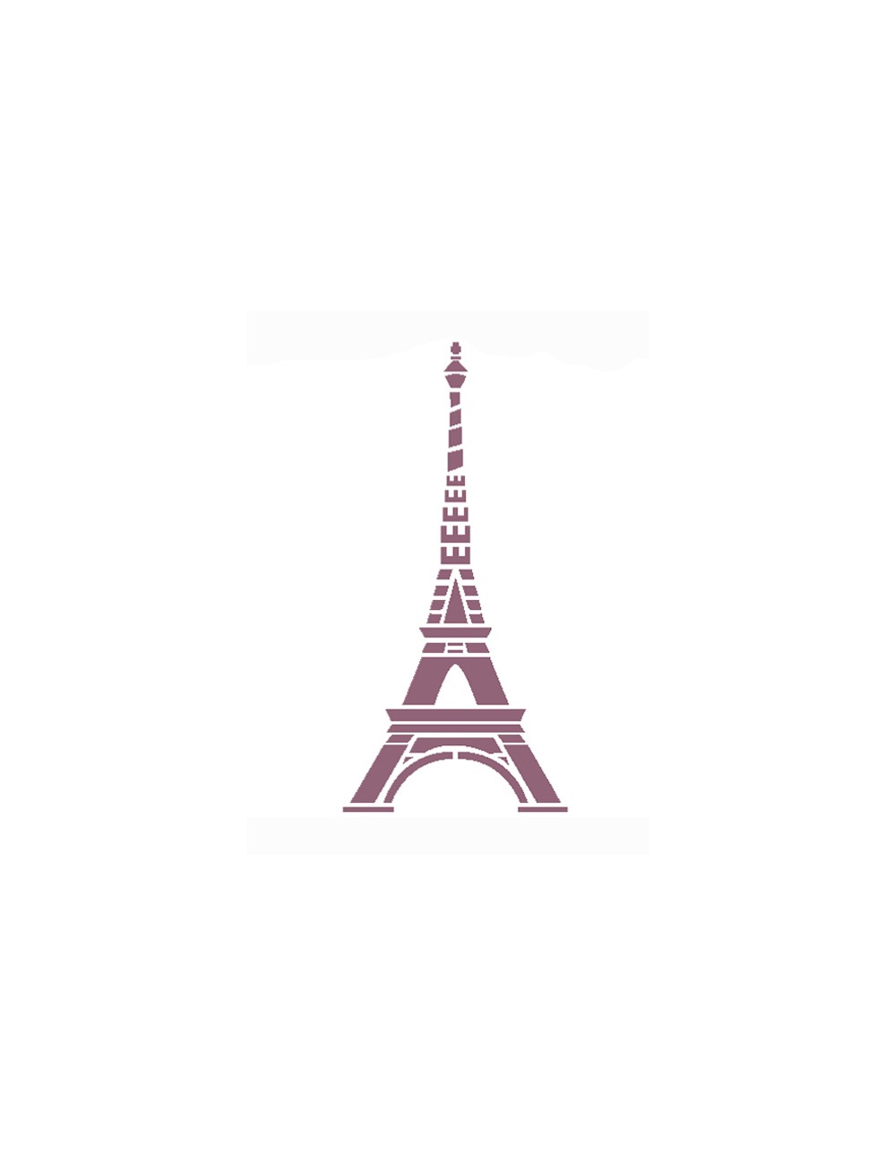 Stencil A3 dayka "torre eiffel"