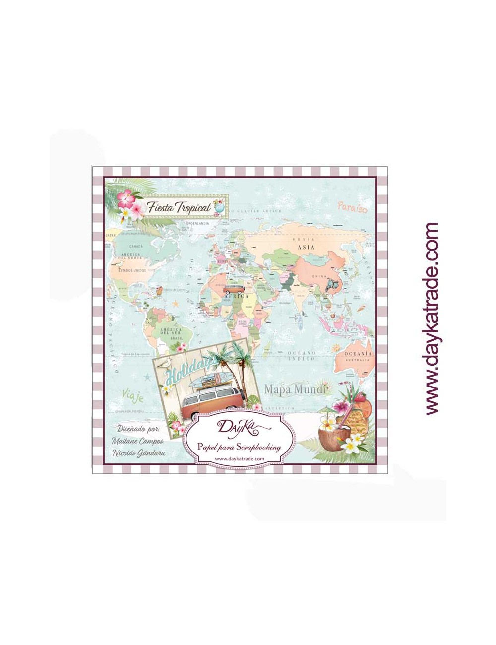 Block "fiesta tropical" dayka