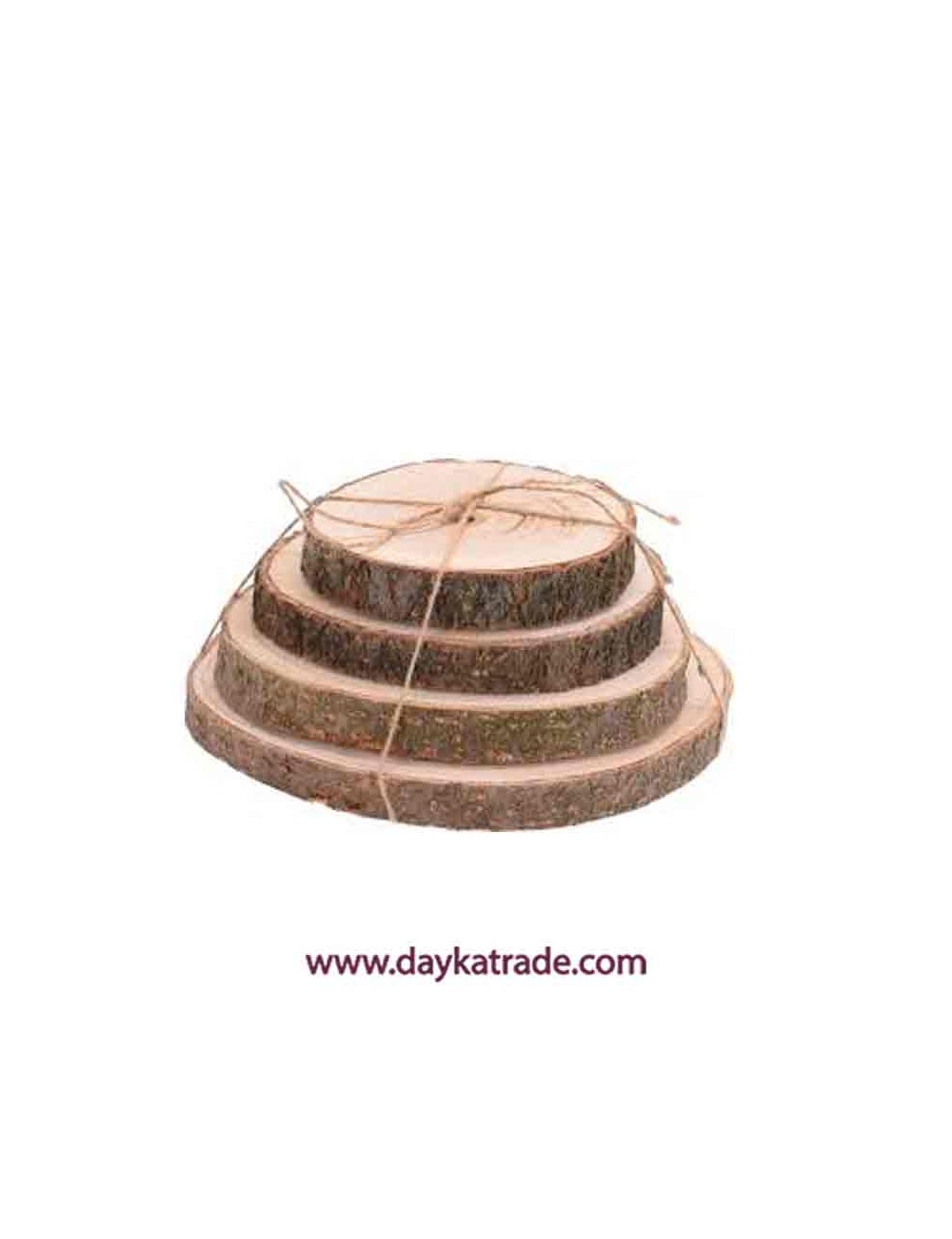 Set de 4 troncos madera