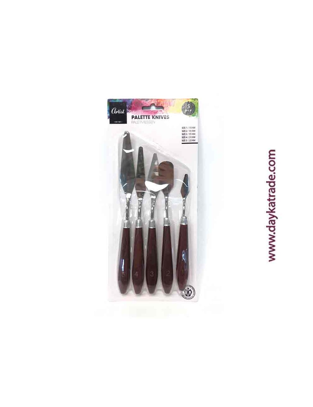 Set de cuchillos de paleta de metal