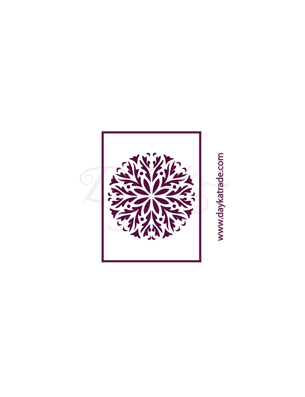 Stencil A3 dayka mandala