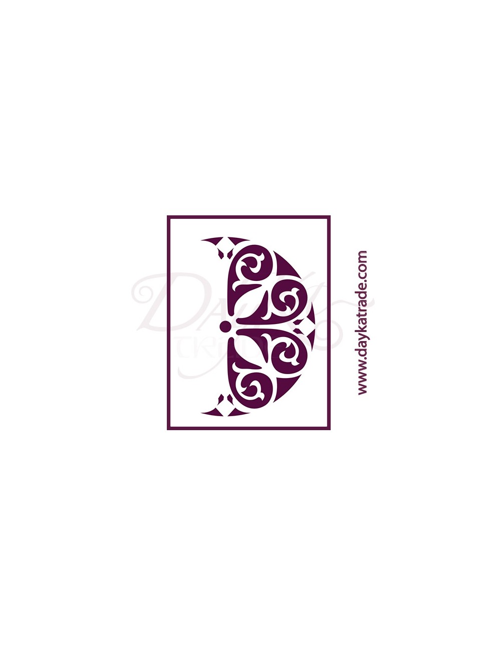Stencil A3 dayka mandala