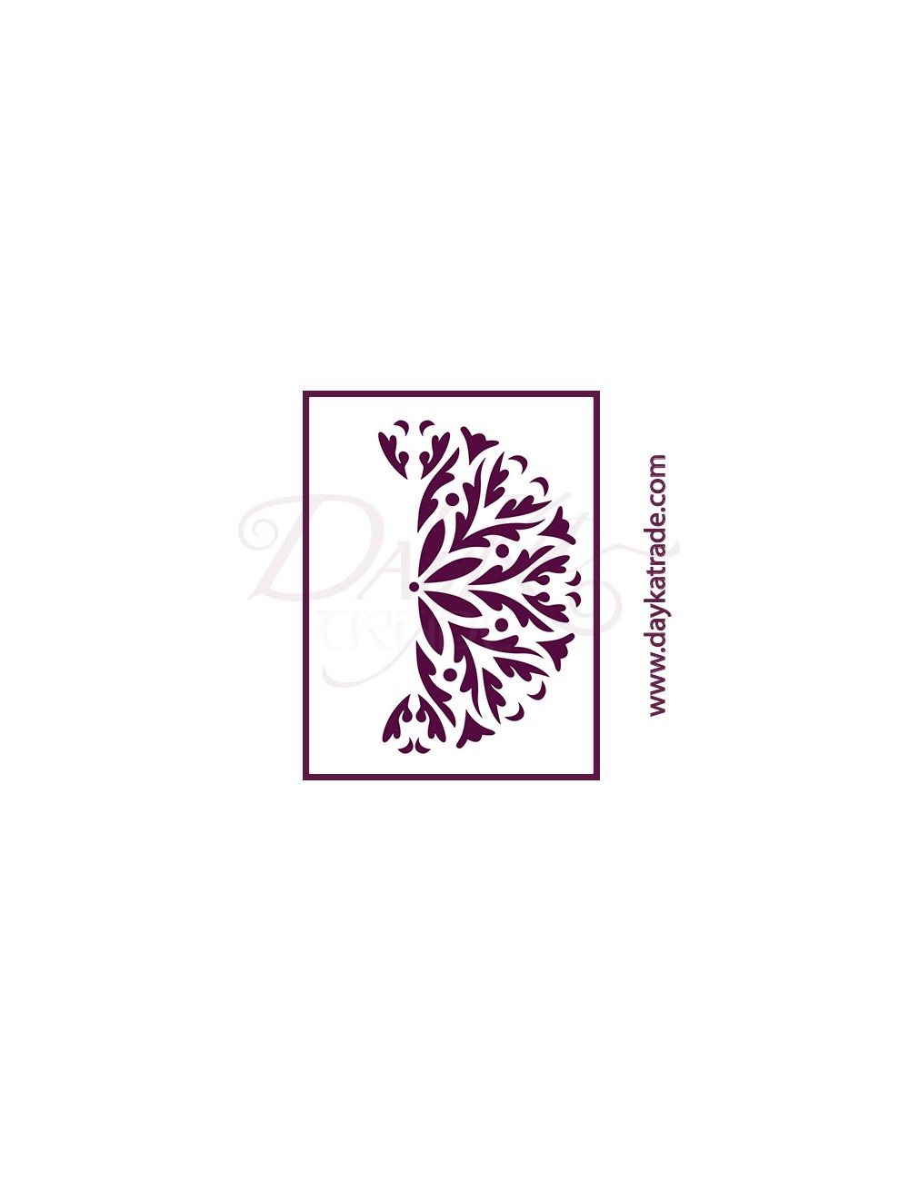 Stencil A3 dayka mandala