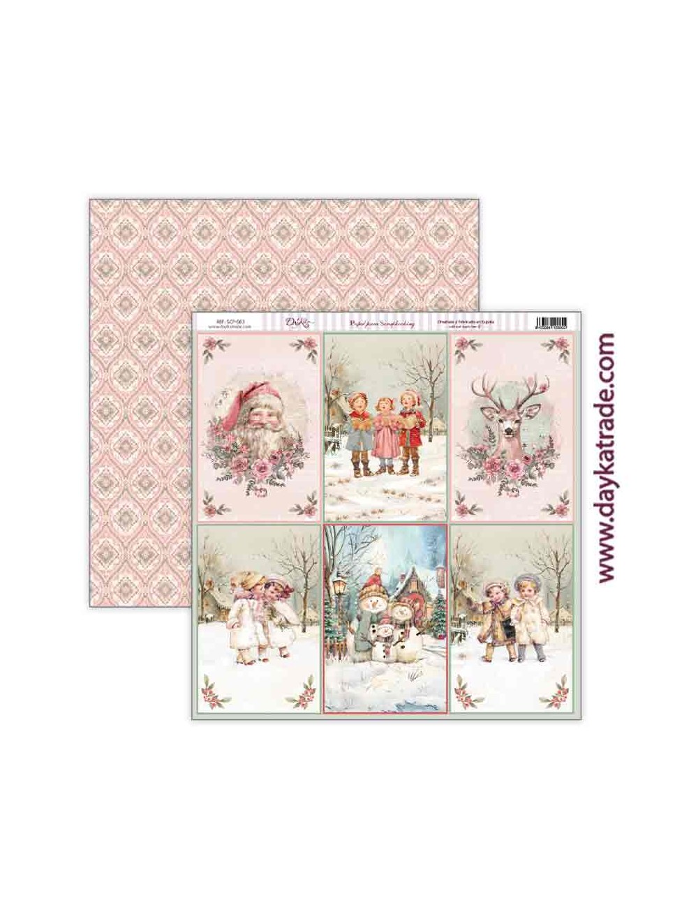 Papel scrap colección "adorada navidad"