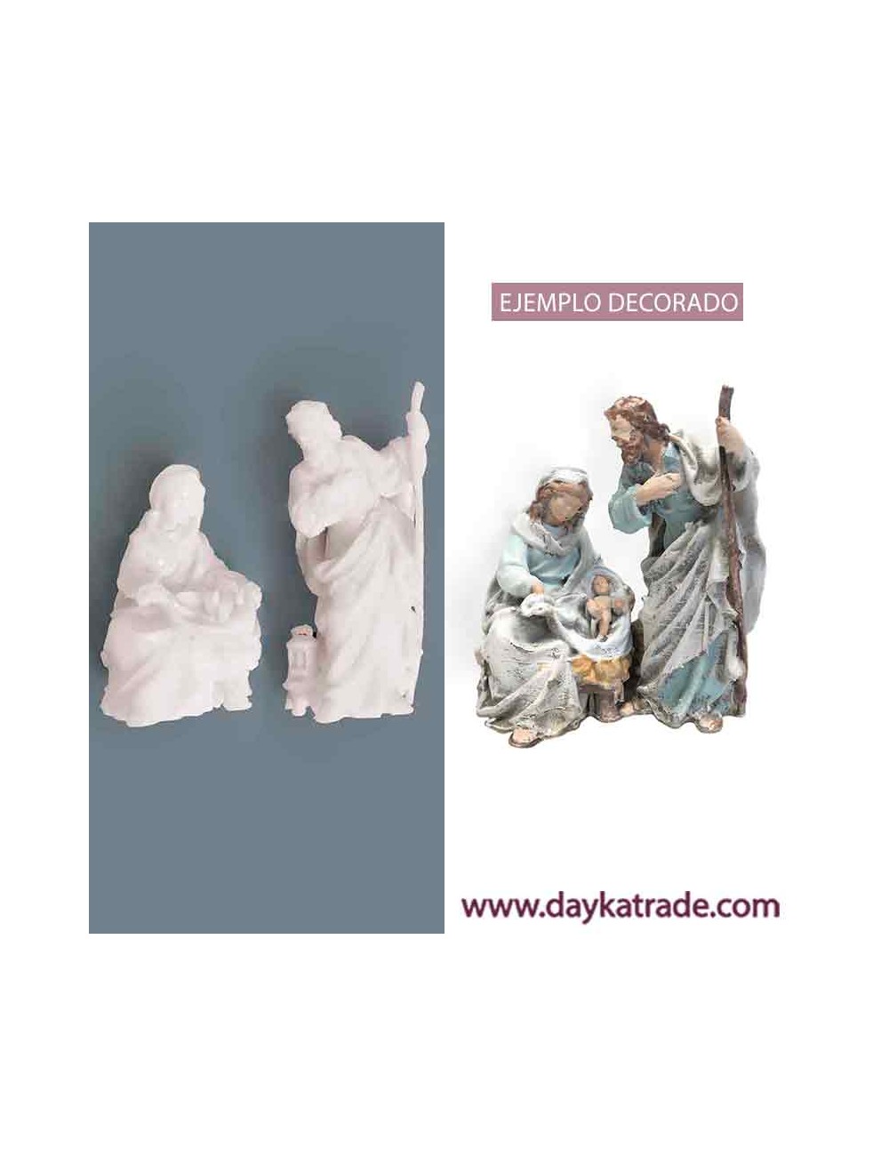 Figura de resina de nacimiento