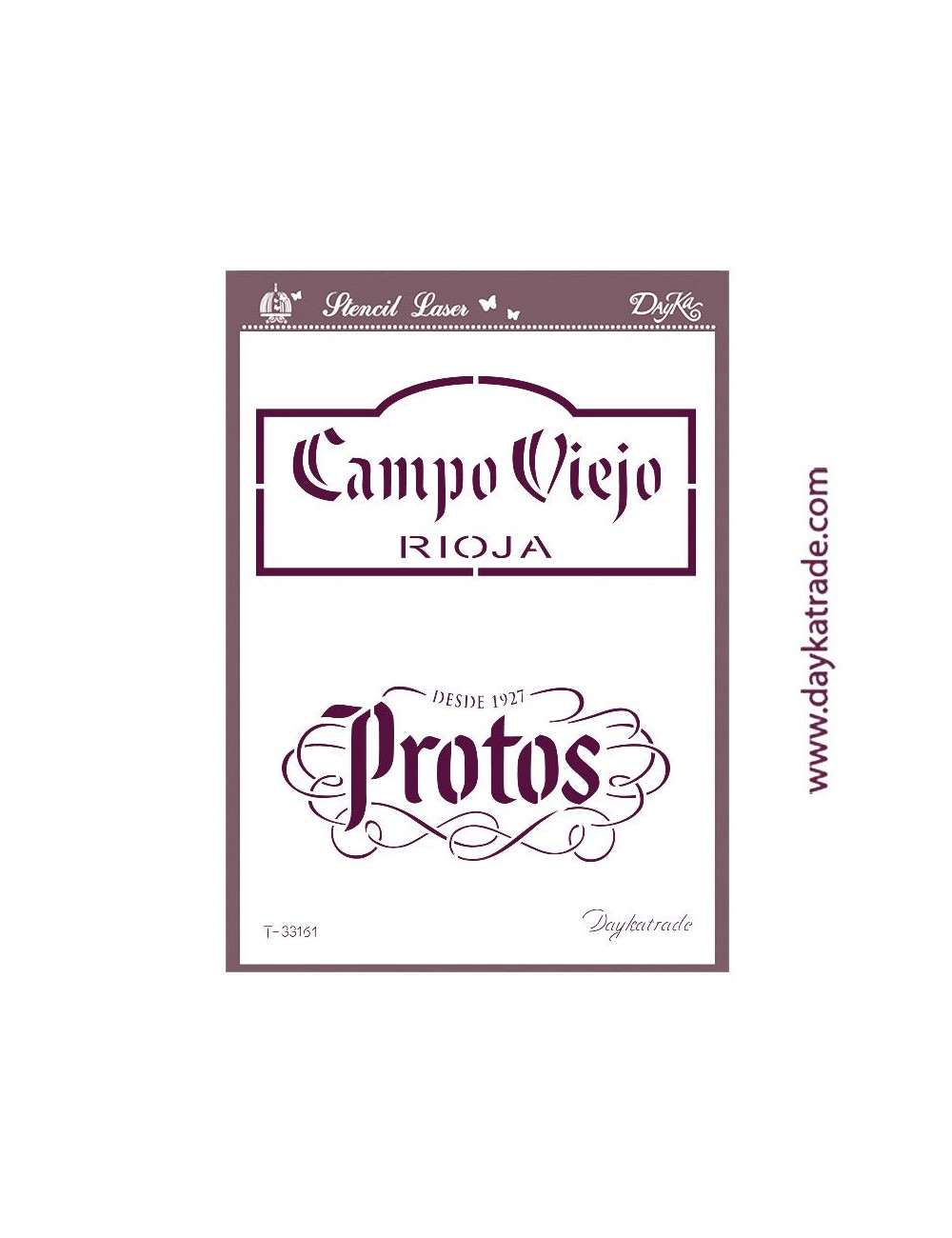 Stencil A3 dayka vinos
