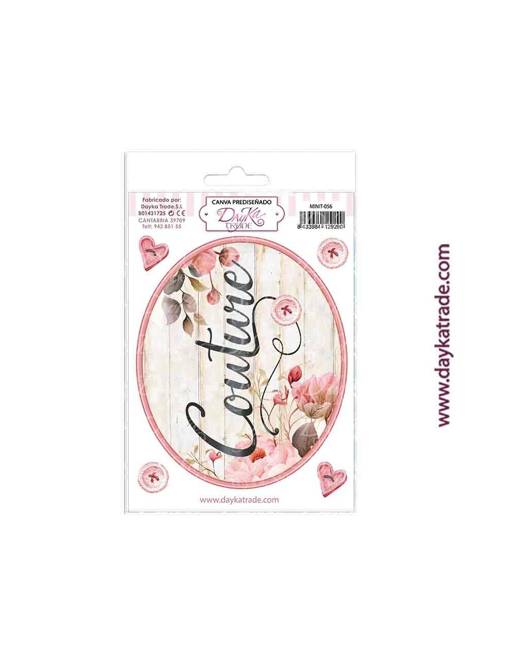 Tela para scrapbooking y cartonaje óvalo couture