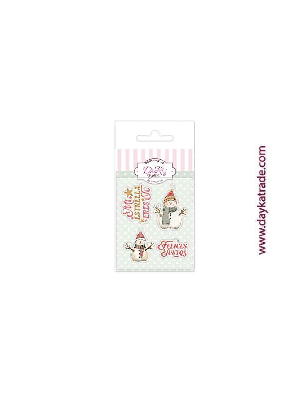 Charm de metacrilato decorativo de colección "adorada navidad"