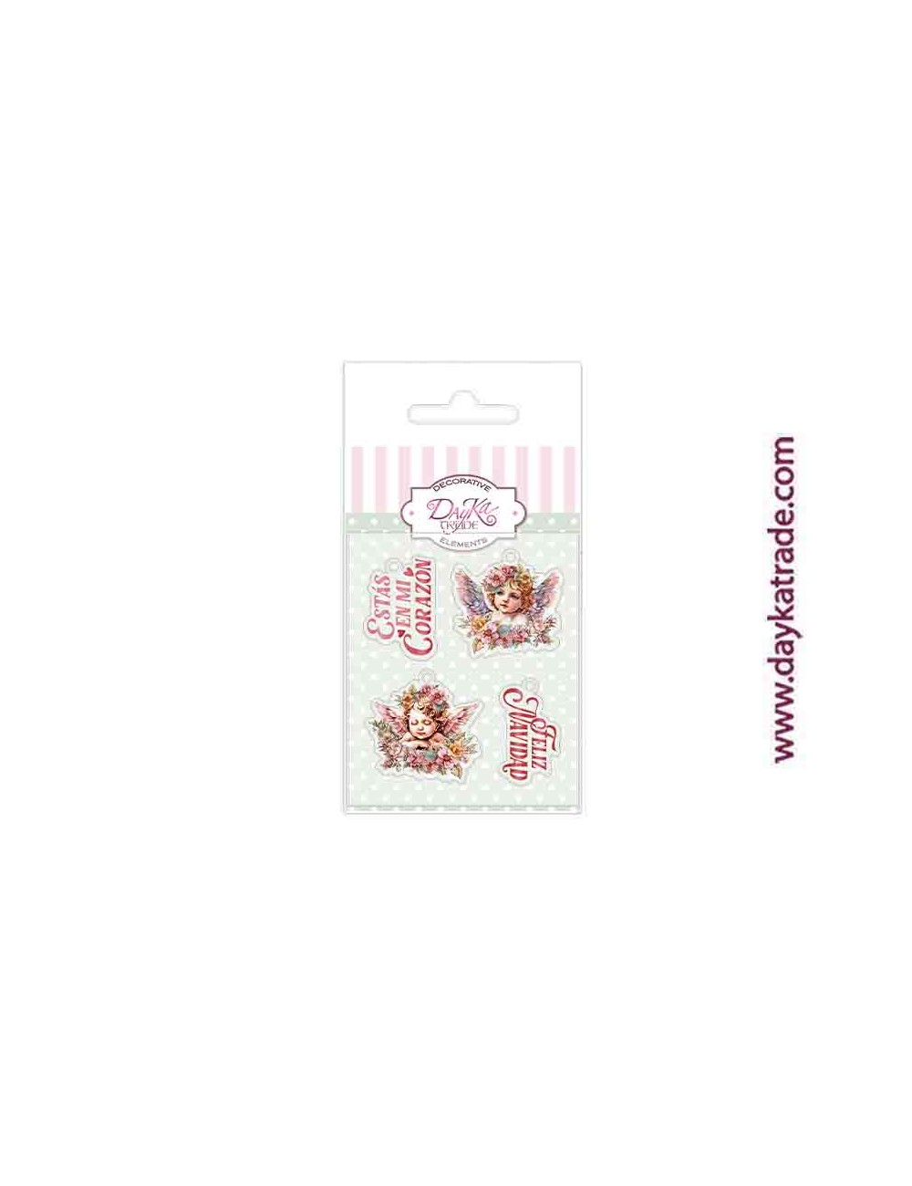 Charm de metacrilato decorativo de colección "adorada navidad"