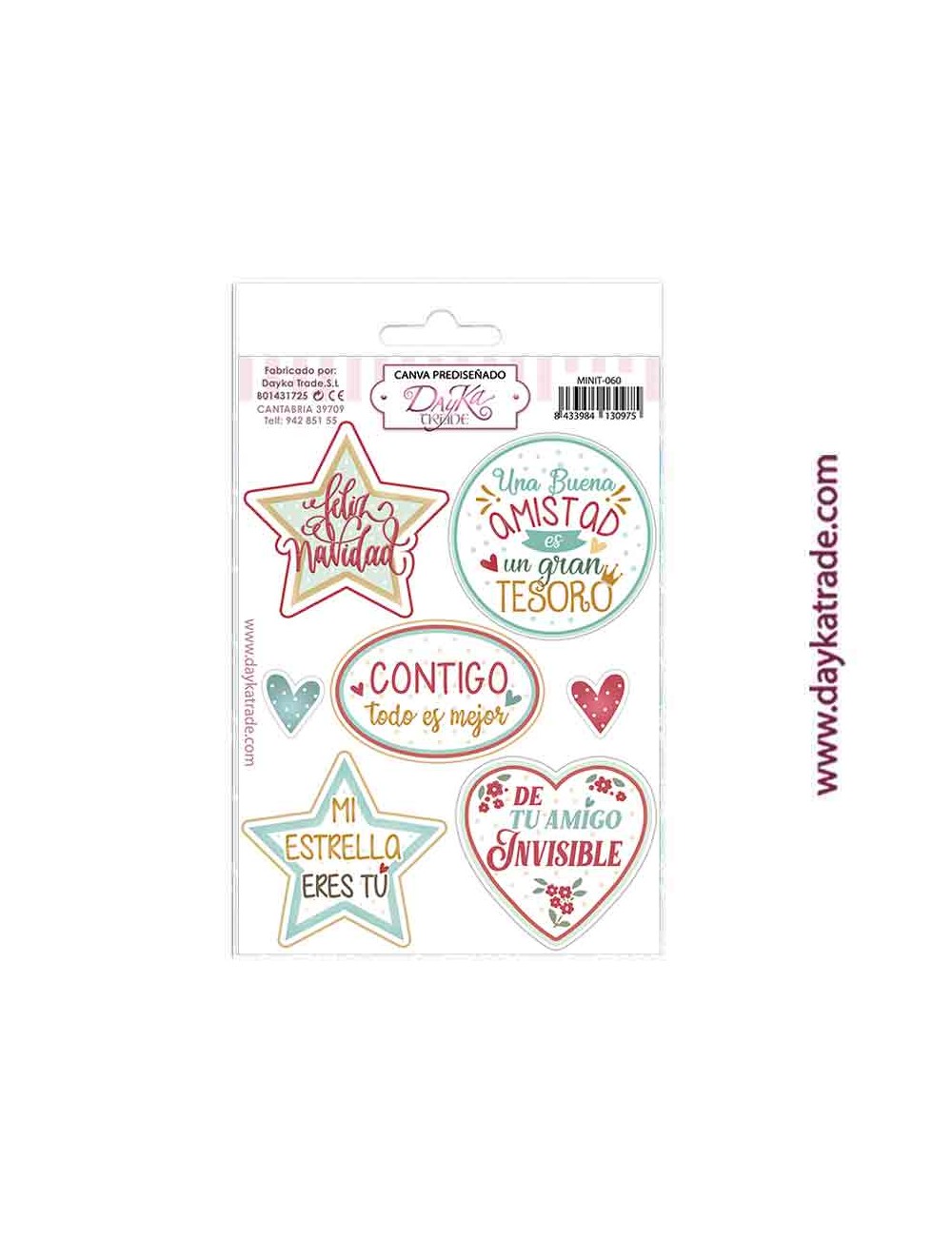 Tela para scrapbooking y cartonaje mensajes