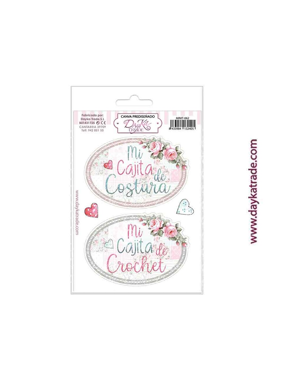Tela para scrapbooking y etiquetas costura y crochet