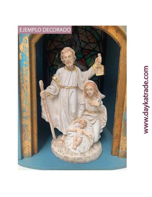 Nacimiento de marmolina farol 18 cm