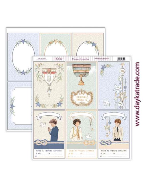 kit scrap "amor y fe" azules