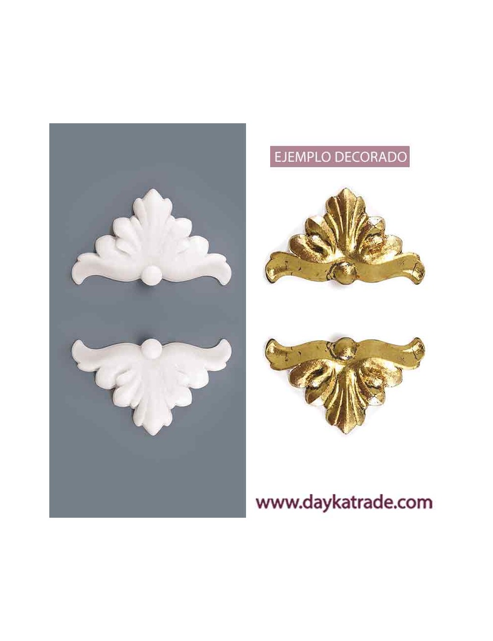 Ornamentos de resina