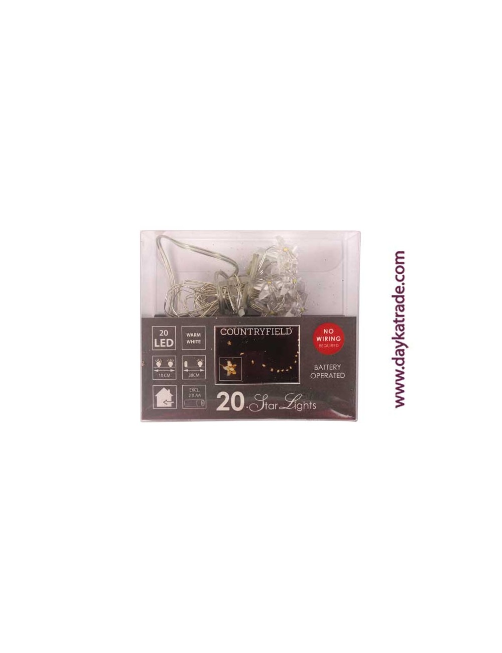 LED 20 estrellas Dayka