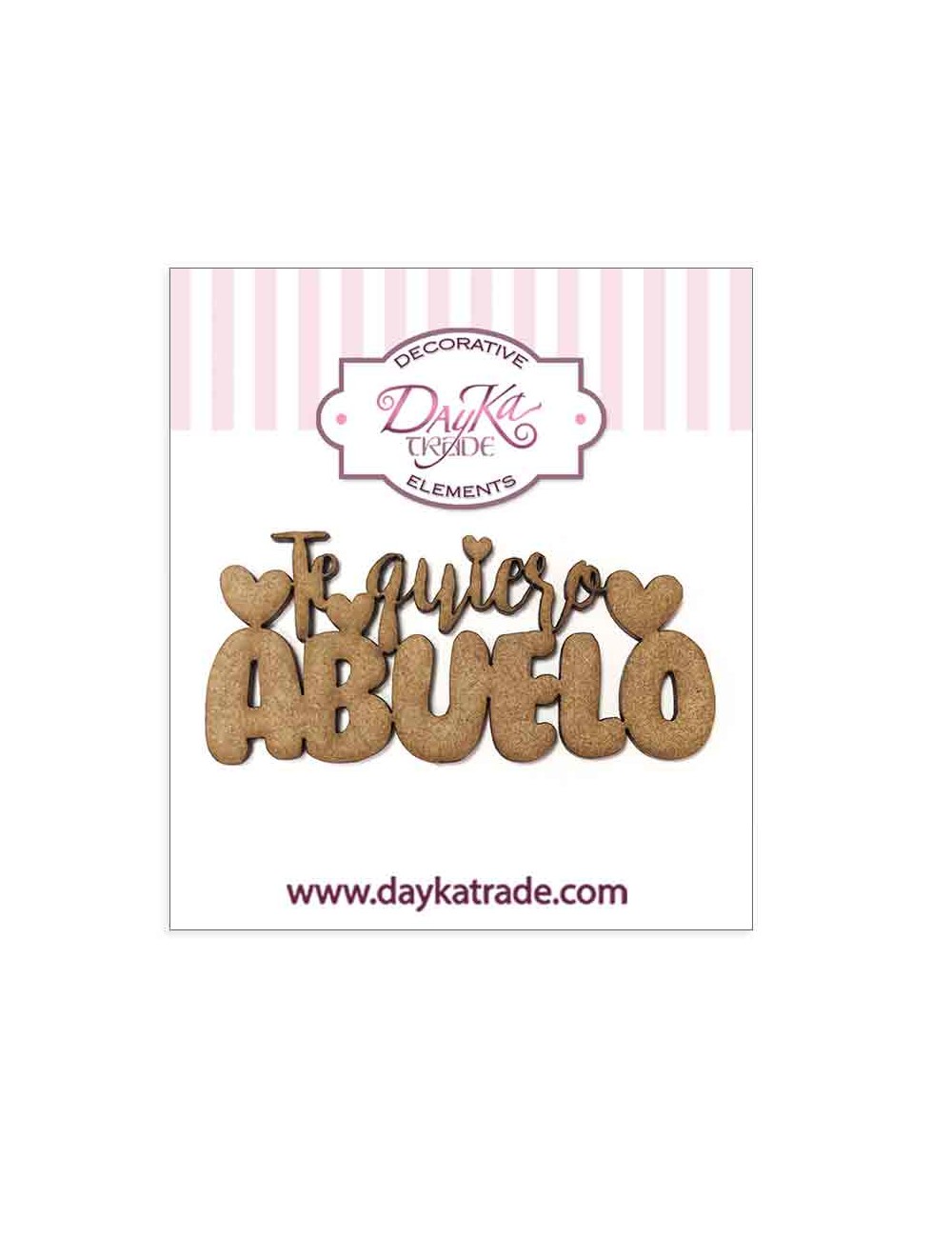 Frase "te quiero abuelo"