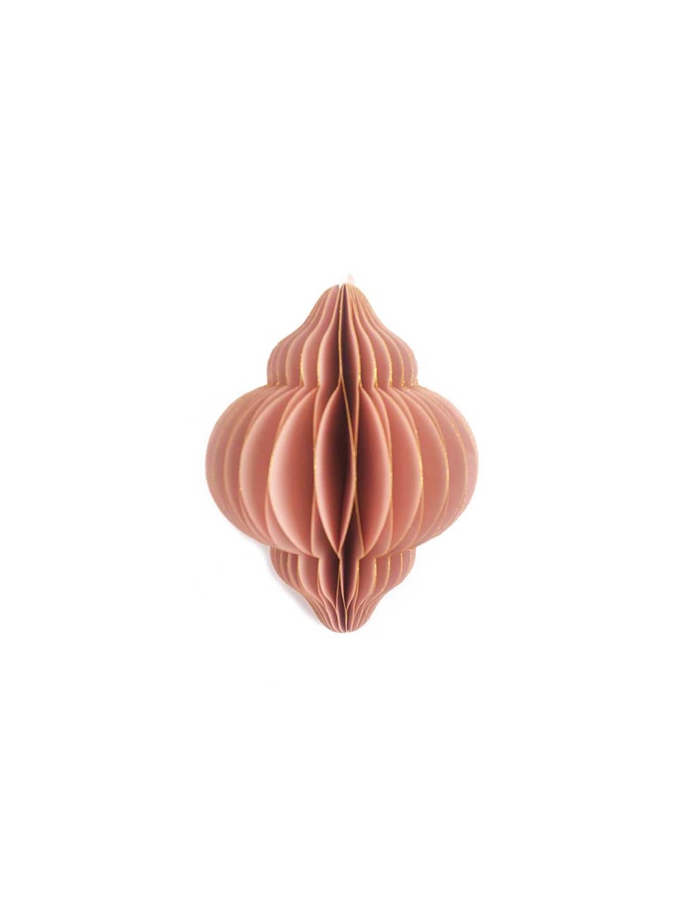 Roseta de papel sculpture honey comb