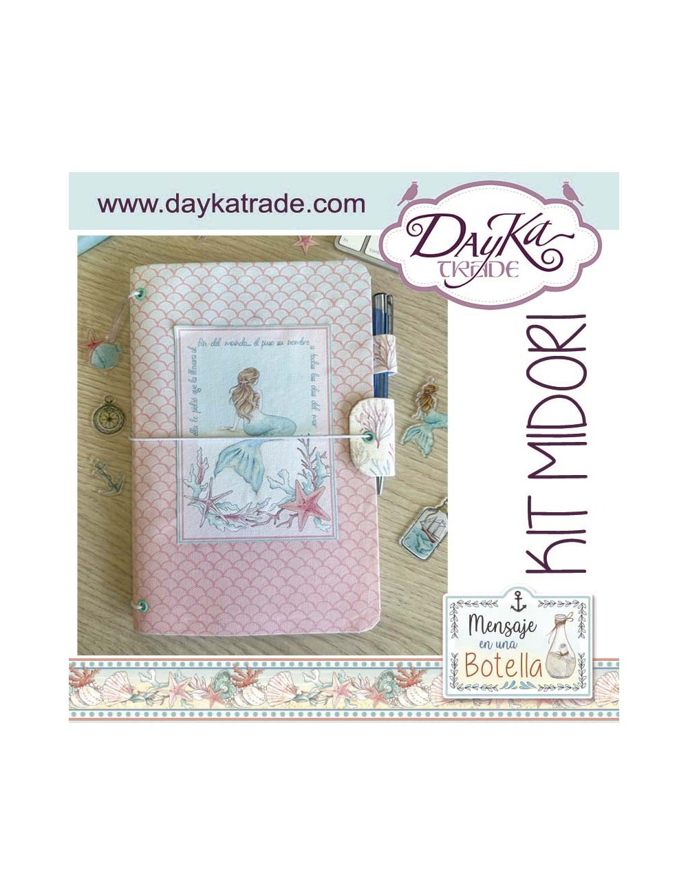 kit midori sirena colección Mensaje en una botella