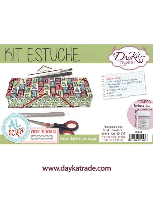 Kit Scrap con tutorial ? Estuche ?Pasión por el fútbol?