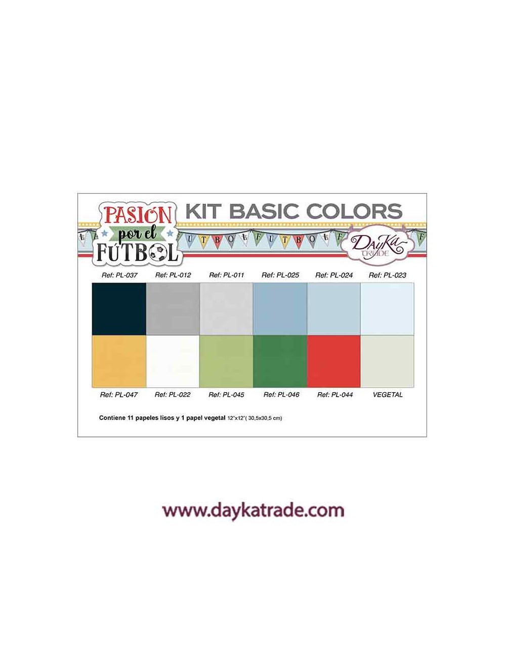 kit de papeles lisos