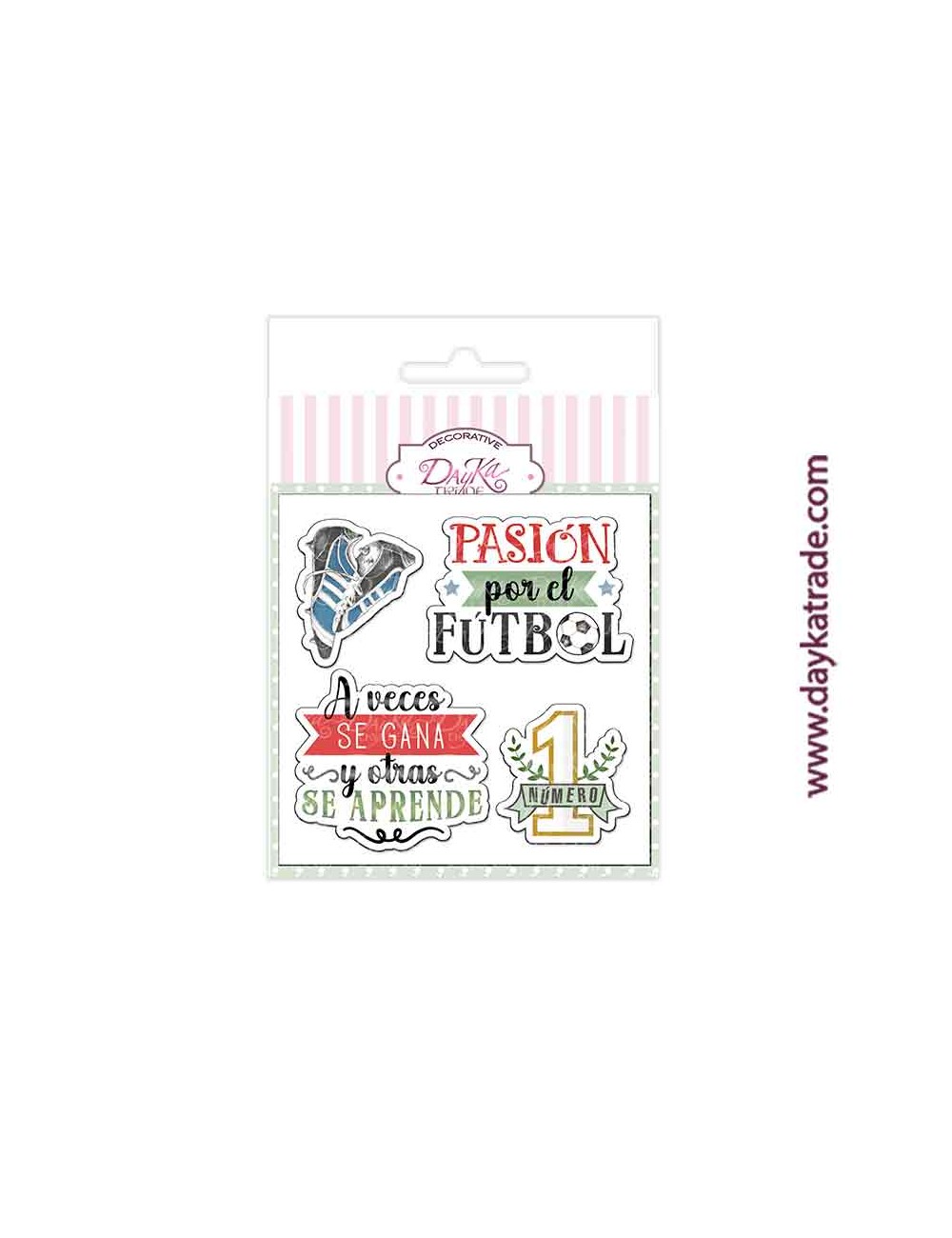Figuras 2D pintadas "Pasión por el fútbol"