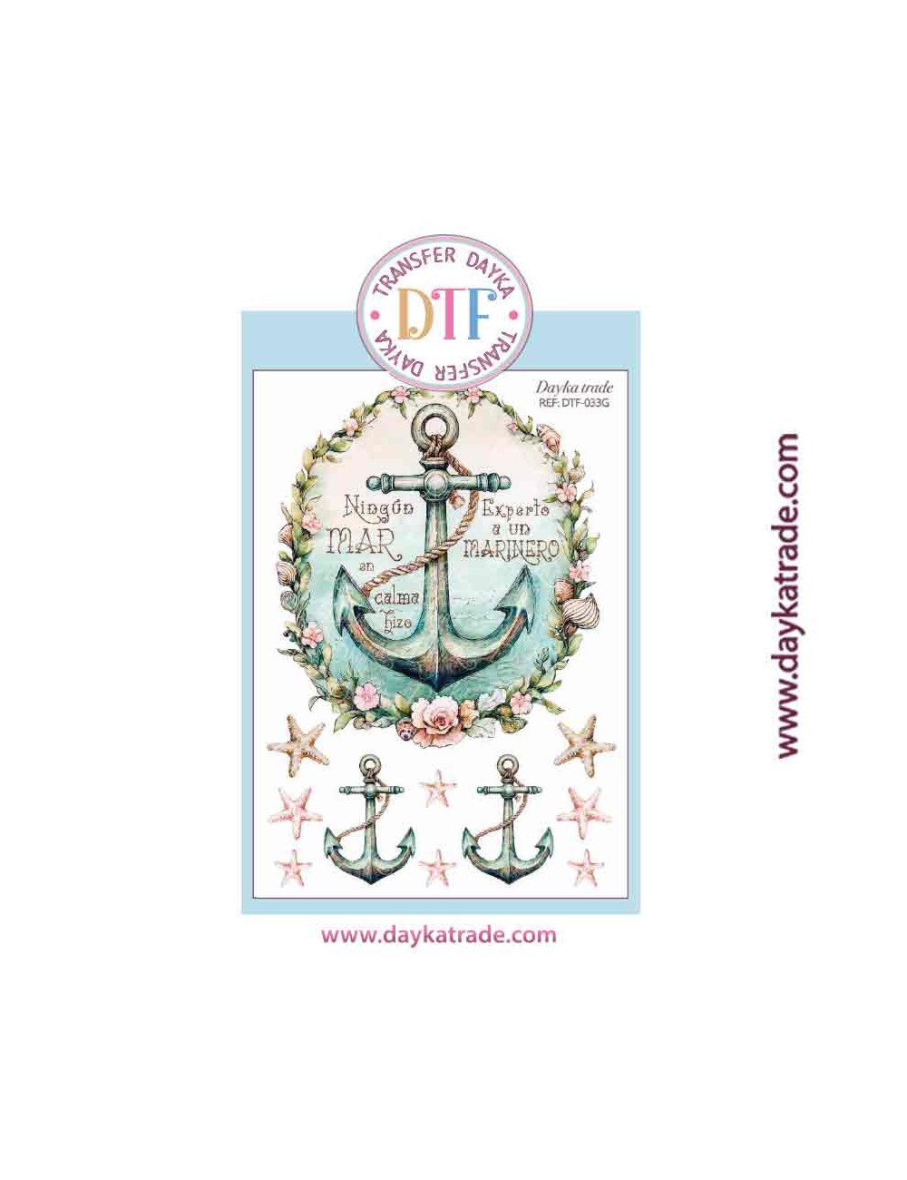 Transferencia textil con dibujos de anlcas